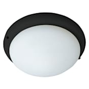 Maxim 7" Wide Single Light Ceiling Fan Light Kit Black