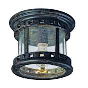 Maxim Santa Barbara 9" Seedy Glass Ceiling Light Sienna