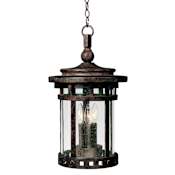 Maxim Santa Barbara 18" 3 Light Pendant Light Sienna