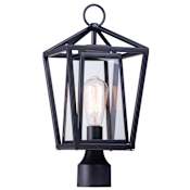 Maxim Artisan 17" Lantern Post Light Black