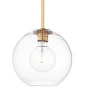 Maxim Branch 11" Wide Pendant Natural Aged Brass