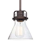 Maxim Seafarer 6" Seedy Glass Pendant Oil Rubbed Bronze