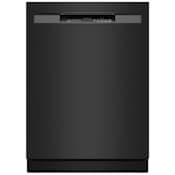 Maytag 24 Inch Wide 14 Place Setting Built-In Front Control Dishwasher with Heated Dry and PowerBlast Cycle Black
