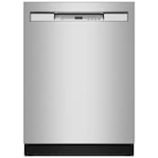 Maytag 24 Inch Wide 14 Place Setting Built-In Fingerprint Resistant Front Control Dishwasher with Heated Dry and PowerBlast Cycle Fingerprint Resistant Stainless Steel