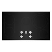 Maytag 36 Inch Wide Built-In Electric Cooktop with Bridge Element Stainless Steel