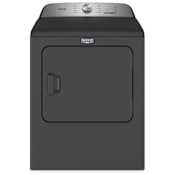 Maytag 29 Inch Wide 7 Cu. Ft. Electric Dryer with Pet Pro Option Volcano Black
