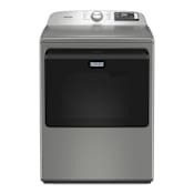 Maytag 27 Inch Wide 7.4 Cu. Ft. Electric Dryer with Pet Pro Option Classic Silver