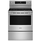 Maytag 30 Inch Wide 5.3 Cu. Ft. Free Standing Fingerprint Resistant Electric Range with Grill Mode Fingerprint Resistant Stainless Steel