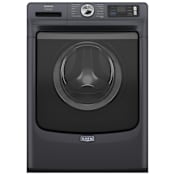Maytag 27 Inch Wide 5 Cu. Ft. Energy Star Certified Front Loading Washing Machine with Pet Pro Option Midnight Steel