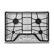 Maytag 30 Inch Wide Built-In Gas Cooktop with 15,000 BTU Power Burner Stainless Steel