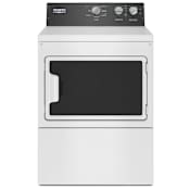 Maytag 27 Inch Wide 7.4 Cu. Ft. Gas Dryer with Commercial-Grade Motor White