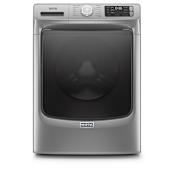 Maytag 27 Inch Wide 4.8 Cu Ft. Energy Star Rated Electric Front Loading Washer with Fresh Hold® Option Metallic Slate