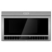 Maytag 30 Inch Wide Fingerprint Resistant Built In Microwave with Carbon and Mesh Filters and Digital Display Fingerprint Resistant Stainless Steel
