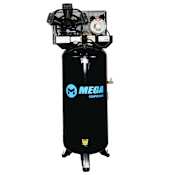 MEGA Compressor 5 HP 60 Gal 150 Max PSI 18 CFM Single-Stage Stationary Electric (208, 230 Volt 1 Phase) Reciprocating Air Compressor N/A
