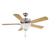 Meridian First Value 52" 5 Blade Indoor LED Ceiling Fan Brushed Nickel