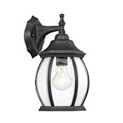 Meridian 13" Tall Outdoor Wall Sconce Black