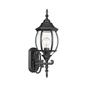 Meridian 18" Tall Outdoor Wall Sconce Black