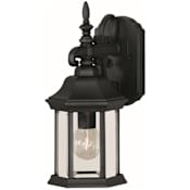 Meridian 14" Tall Outdoor Wall Sconce Black