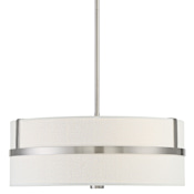 Meridian 4 Light 20" Wide Pendant Brushed Nickel