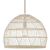 Meridian 20" Wide Pendant Natural Rattan