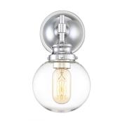 Meridian Single Light 10" Tall Wall Sconce Polished Chrome