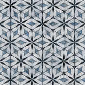 Merola Tile Cassis - 9" x 10" Hexagon Floor and Wall Tile - Matte Visual - Sold by Carton (6.89 SF/Carton) Black
