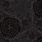 Merola Tile Gaudi Lux - 9" x 10" Floor and Wall Tile - Satin, Textured Visual - Sold by Carton (6.89 SF/Carton) Black