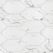 Merola Tile Timeless Calacatta - 6" x 13" Solid Floor and Wall Tile - Glossy Visual - Sold by Carton (8.8 SF/Carton) Calacatta