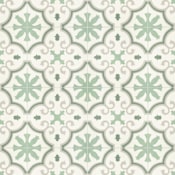 Merola Tile Monteca - 10" x 10" Encaustic Floor and Wall Tile - Matte Visual - Sold by Carton (10.88 SF/Carton) Green