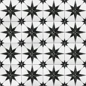 Merola Tile Stella - 10" x 10" Square Floor and Wall Tile - Glossy, Matte, Satin Visual - Sold by Carton (8.61 SF/Carton) Nero