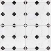 Merola Tile Betera Jet - 13" x 13" Square Floor and Wall Tile - Glossy Visual - Sold by Carton (10.98 SF/Carton) Jet Blanco