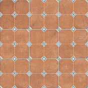 Merola Tile Manises Decor - 13" x 13" Square Floor and Wall Tile - Glossy, Matte, Satin, Textured Visual - Sold by Carton (10.98 SF/Carton) Cuero