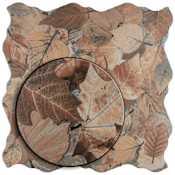 Merola Tile Otono Jet - 18" x 18" Specialty Floor and Wall Tile - Textured Visual - Sold by Carton (13.32 SF/Carton) Ocre
