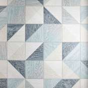 Merola Tile Taco Melange - 7" x 7" Square Floor and Wall Tile - Textured Visual - Sold by Carton (6 SF/Carton) Melange Blue