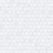 Merola Tile Carrione - 1" x 1" Hexagon Penny Floor and Wall Mosaic Tile - Matte Marble Visual - Sold by Carton (8.6 SF/Carton) Matte Carrara