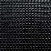 Merola Tile Hudson Penny Round - 12" x 13" Floor and Wall Tile - Satin Visual - Sold by Carton (10.5 SF/Carton) Black