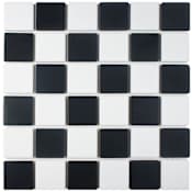 Merola Tile Sample Only of FKOSQ Black / White