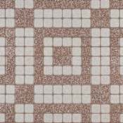 Merola Tile Crystalline Market - 1" x 1" Square Floor and Wall Mosaic Tile - Textured Porcelain Visual - Sold by Carton (9.8 SF/Carton) Beige