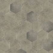 Merola Tile Capri - 7" x 8" Hexagon Floor and Wall Tile - Glossy Visual - Sold by Carton (10.8 SF/Carton) Fumo