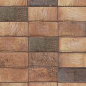 Merola Tile Tech Land - 4" x 9" Rectangle Floor and Wall Tile - Matte Visual - Sold by Carton (5.4 SF/Carton) Fire