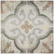 Merola Tile D'Anticatto Decor - 9" x 9" Square Floor and Wall Tile - Textured Visual - Sold by Carton (11 SF/Carton) Palazzo