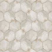 Merola Tile D'Anticatto Hex - 11" x 13" Hexagon Floor and Wall Tile - Textured Visual - Sold by Carton (11.25 SF/Carton) Bianco