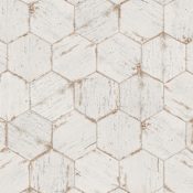 Merola Tile Retro Hex - 14" x 16" Hexagon Floor and Wall Tile - Textured Visual - Sold by Carton (11.07 SF/Carton) Blanc