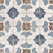 Merola Tile Kings Farfalla 18" x 18" Floor and Wall Tile - Textured Visual - Sold by Carton (10.95 SF/Carton) Farfalla Blue
