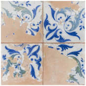 Merola Tile Kings - 18" x 18" Square Floor and Wall Tile - Glossy, Matte Visual - Sold by Carton (10.95 SF/Carton) Leaves