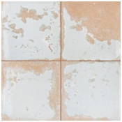 Merola Tile Kings - 18" x 18" Square Floor and Wall Tile - Glossy, Matte Visual - Sold by Carton (10.95 SF/Carton) Heritage White