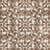 Merola Tile Kings Nouveau - 17" x 17" Mosaic Floor and Wall Tile - Matte Visual - Sold by Carton (10.95 SF/Carton) Ruby
