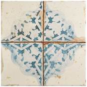 Merola Tile Sample Only of FPEARTAD Azul Decor