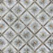 Merola Tile Harmonia - 13" x 13" Square Floor and Wall Tile - Textured Visual - Sold by Carton (12 SF/Carton) Kings Marrakech Blue