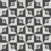 Merola Tile Twenties Mini - 4" x 4" Square Floor and Wall Tile - Matte Visual - Sold by Carton (9.72 SF/Carton) Vertex